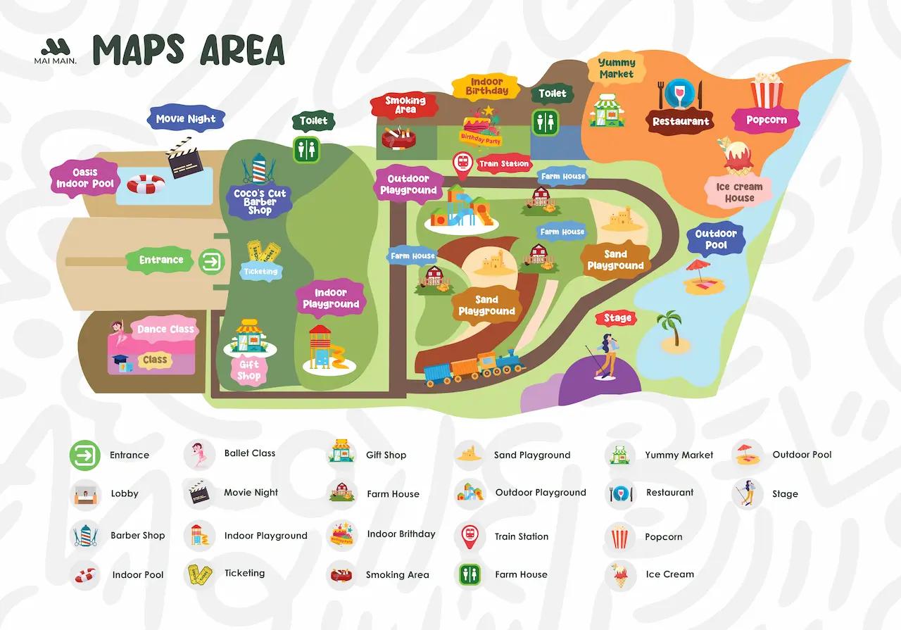Map Mai Main Playground Canggu
