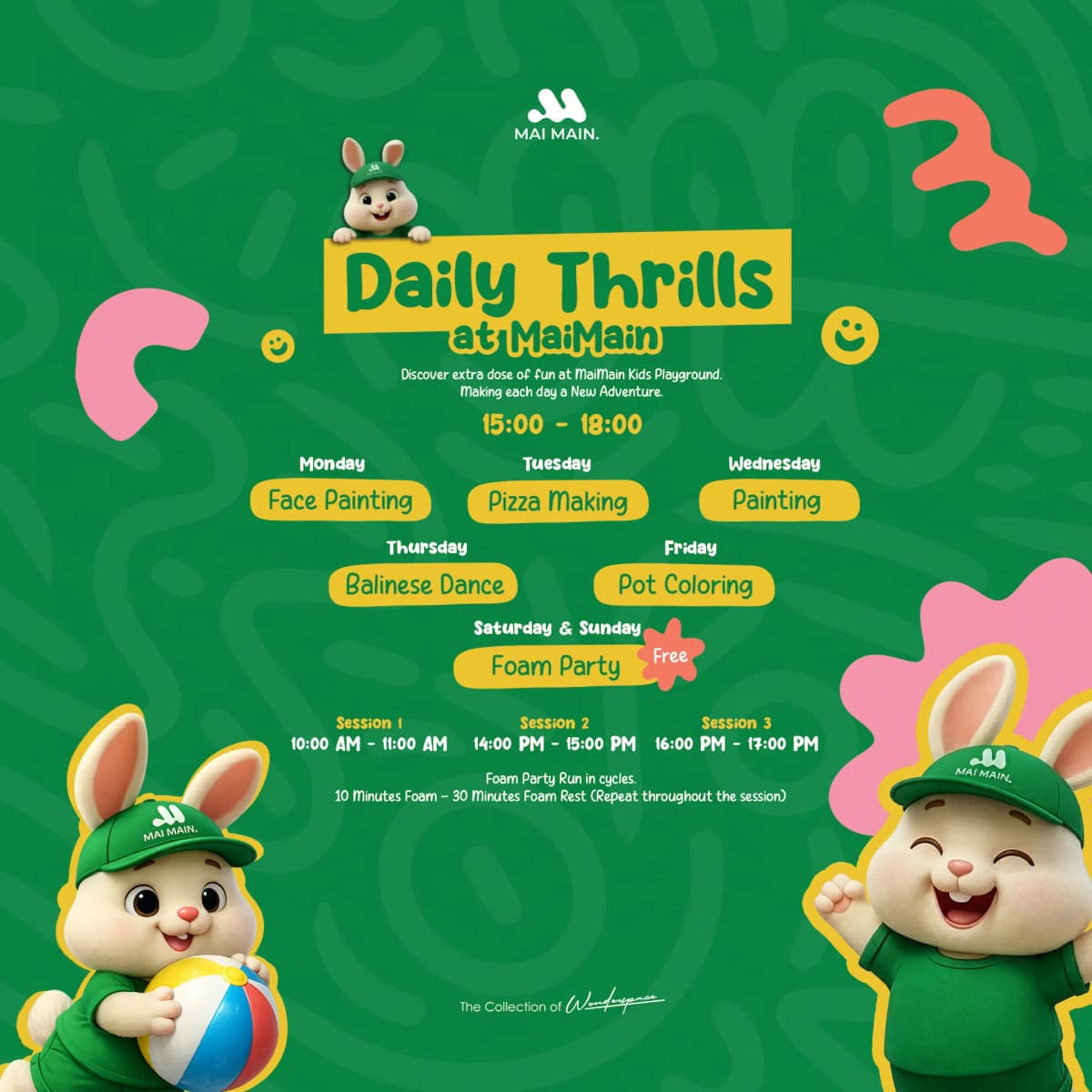 Mai Main Daily Thrills Kids Activities